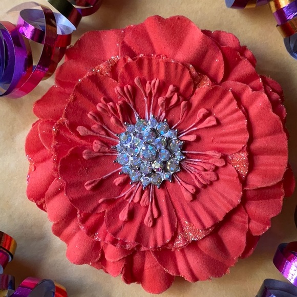 🔶TIEKS ORANGE FLOWER 🔶 NWOT 🔶 - Picture 9 of 16